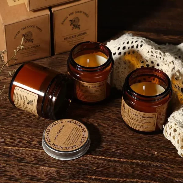Scented candles, home long-lasting fragrance, sleep aids, bedrooms, niche, superior rooms, indoor romantic gift boxes, gift companions - Image 6